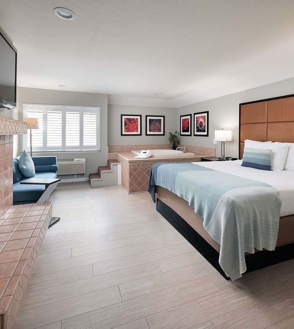 WE OFFER MODERN GUEST ROOMS & SUITES<br>WITH SPACE TO RELAX
